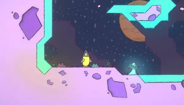 Кадр с взаимодействием персонажа и объекта в Moonstuck