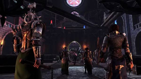 Кадр с взаимодействием персонажа и объекта в Mordheim  City of the Damned