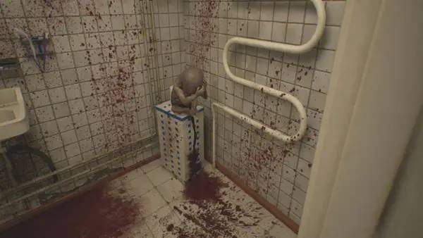 Кадр с взаимодействием персонажа и объекта в MosGhost