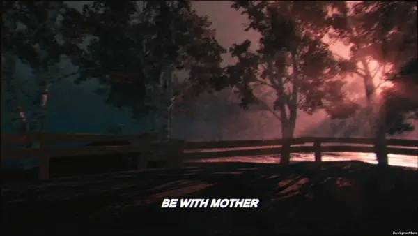 Кадр с взаимодействием персонажа и объекта в MOTHERED - A ROLE-PLAYING HORROR GAME