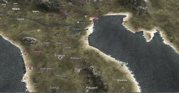 Кадр с взаимодействием персонажа и объекта в Mount & Blade  Warband - AD 1257 Dark Ages