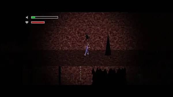 Кадр с взаимодействием персонажа и объекта в Mr. Hopp's Playhouse 2