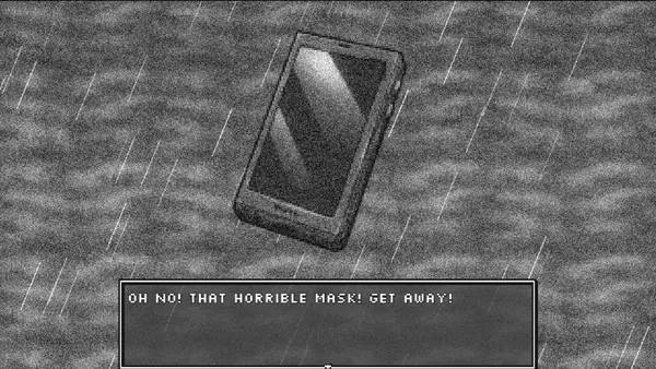 Кадр с взаимодействием персонажа и объекта в Murder Is Game Over The Blackinton Curse