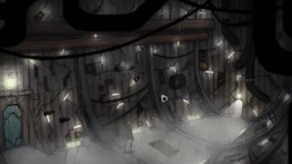 Кадр с взаимодействием персонажа и объекта в Murder On Space Station 52