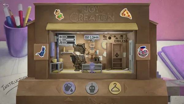 Кадр с взаимодействием персонажа и объекта в myPOPGOES