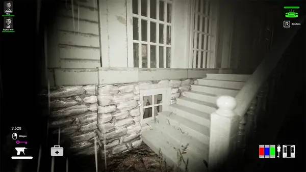 Кадр с взаимодействием персонажа и объекта в Narrow Escape