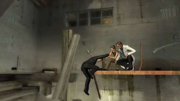 Кадр с взаимодействием персонажа и объекта в NCIS The Game