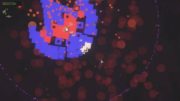 Кадр с взаимодействием персонажа и объекта в Nebulock