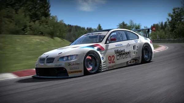 Кадр с взаимодействием персонажа и объекта в Need for Speed  Shift