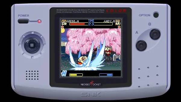 Кадр с взаимодействием персонажа и объекта в NEOGEO POCKET COLOR SELECTION Vol. 1 Steam Edition