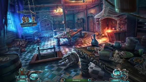 Кадр с взаимодействием персонажа и объекта в Nightmares from the Deep 2  The Siren`s Call