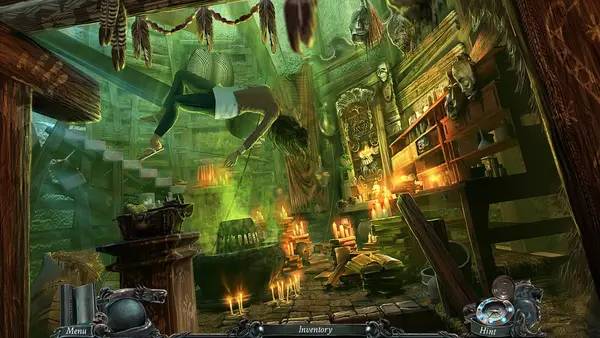 Кадр с взаимодействием персонажа и объекта в Nightmares from the Deep  The Cursed Heart