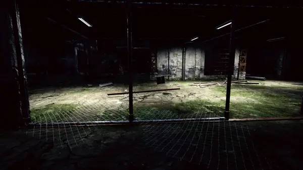 Кадр с взаимодействием персонажа и объекта в Nightwalker