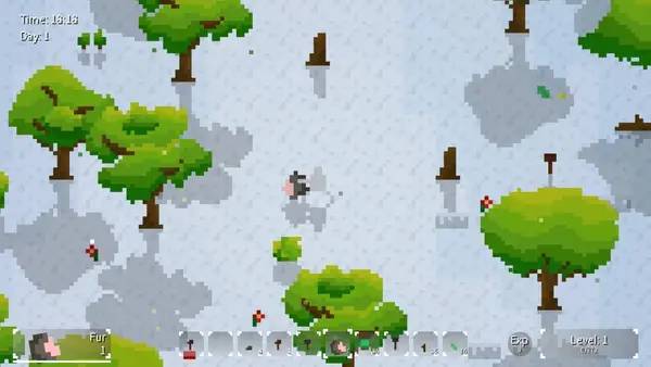 Кадр с взаимодействием персонажа и объекта в Nira