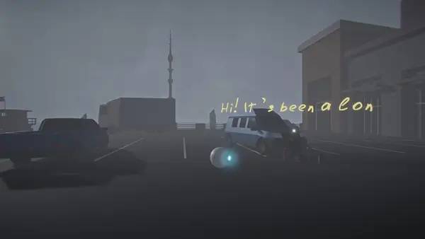 Кадр с взаимодействием персонажа и объекта в Northern Lights (2019)