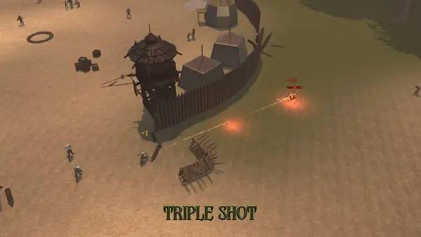 Кадр с взаимодействием персонажа и объекта в Notoris The Goblin War