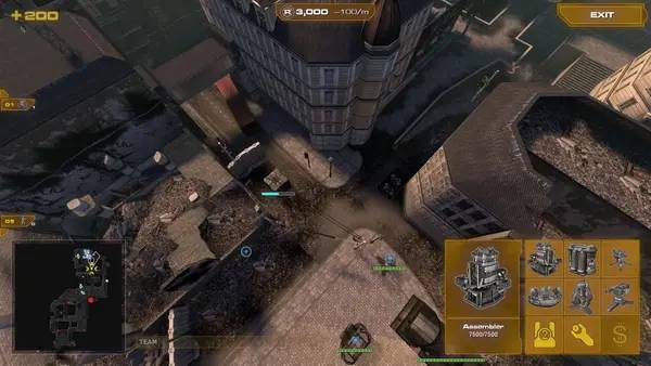 Кадр с взаимодействием персонажа и объекта в Nuclear Dawn