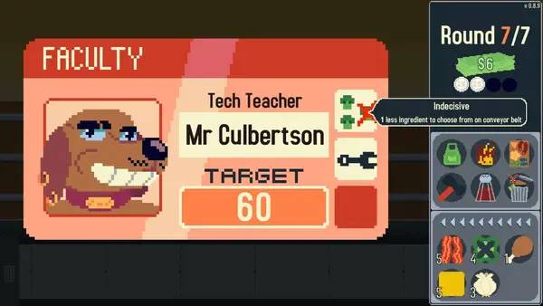 Кадр с взаимодействием персонажа и объекта в Omelet You Cook