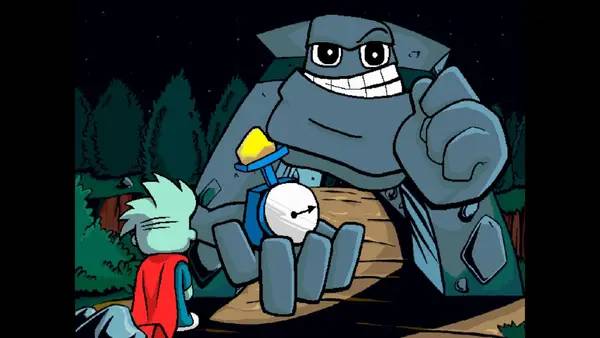 Кадр с взаимодействием персонажа и объекта в Pajama Sam  No Need to Hide When It's Dark Outside