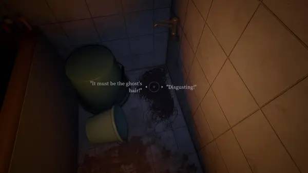 Кадр с взаимодействием персонажа и объекта в Pamali  Indonesian Folklore Horror