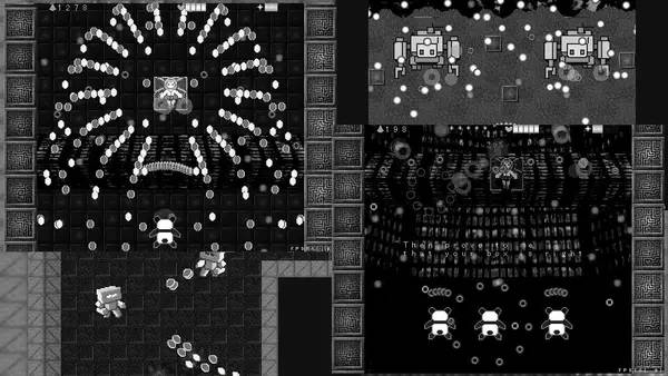 Кадр с взаимодействием персонажа и объекта в PANDARA