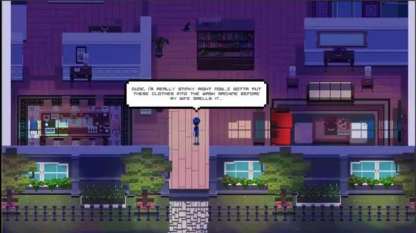 Кадр с взаимодействием персонажа и объекта в Party Saboteurs After Party