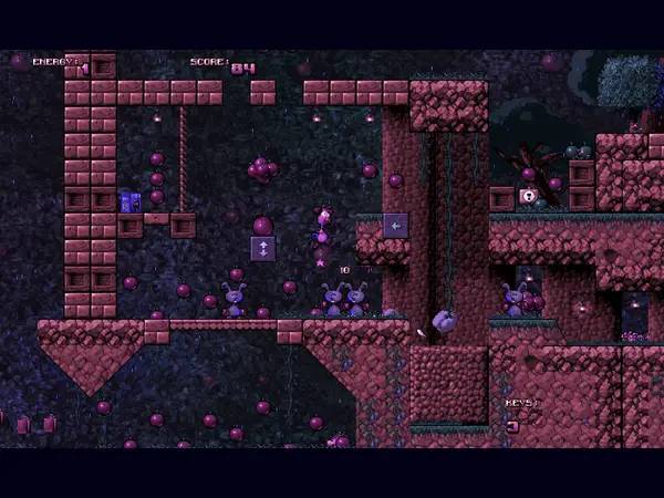 Кадр с взаимодействием персонажа и объекта в Pekka kana 2