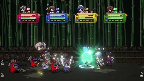 Кадр с взаимодействием персонажа и объекта в Phantom Breaker  Battle Grounds Ultimate