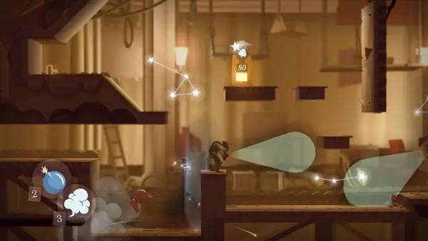 Кадр с взаимодействием персонажа и объекта в Pid