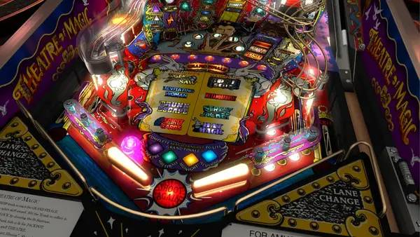 Кадр с взаимодействием персонажа и объекта в Pinball FX3 - Williams Pinball Volume 3