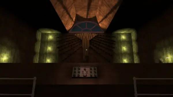 Кадр с взаимодействием персонажа и объекта в Please Duology