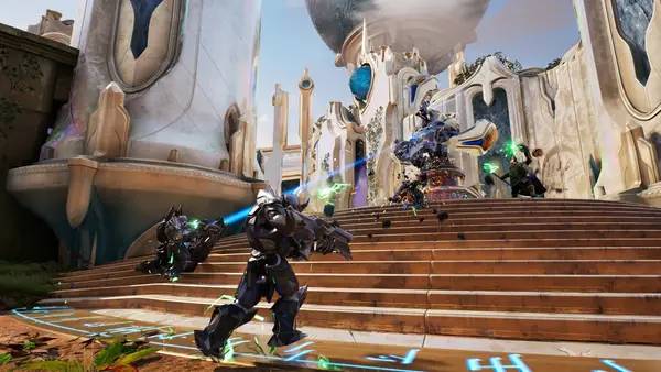 Кадр с взаимодействием персонажа и объекта в Predecessor