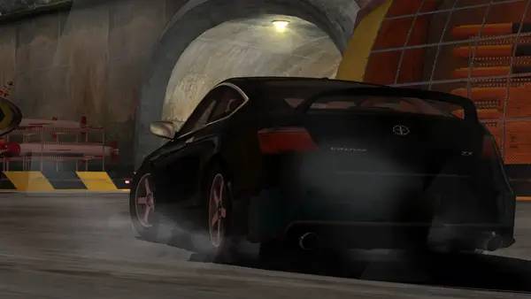 Кадр с взаимодействием персонажа и объекта в Project Torque - Free 2 Play MMO Racing Game