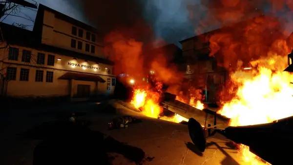 Кадр с взаимодействием персонажа и объекта в Prospekt