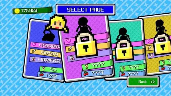 Кадр с взаимодействием персонажа и объекта в Puzzle Battler! Mirai