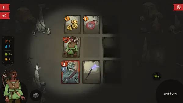 Кадр с взаимодействием персонажа и объекта в Pyrene