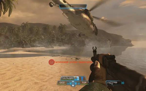 Кадр с взаимодействием персонажа и объекта в Raven Squad Operation Hidden Dagger