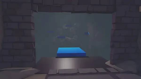 Кадр с взаимодействием персонажа и объекта в Remedy