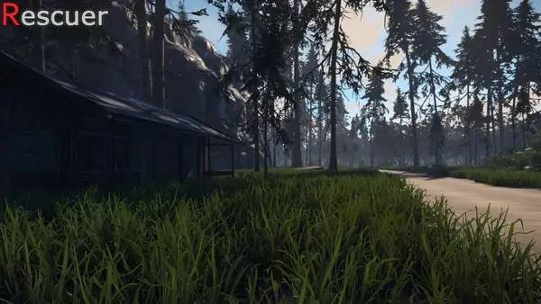 Кадр с взаимодействием персонажа и объекта в Rescuer