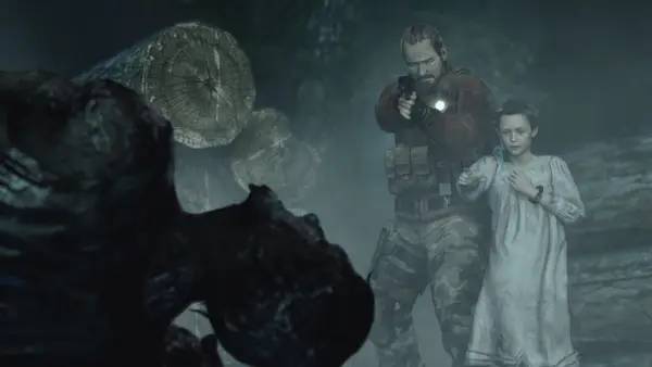 Кадр с взаимодействием персонажа и объекта в Resident Evil Revelations 2 Biohazard Revelations 2