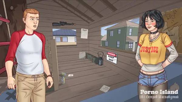 Кадр с взаимодействием персонажа и объекта в RESIDENT X