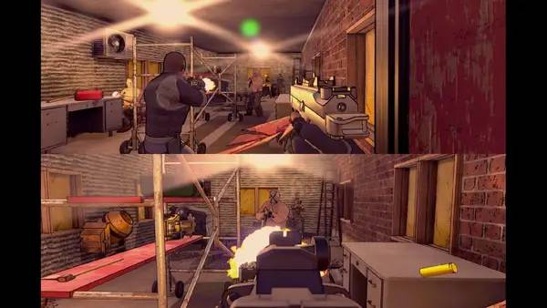 Кадр с взаимодействием персонажа и объекта в RICO