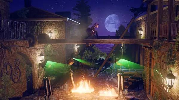 Кадр с взаимодействием персонажа и объекта в Rinlo