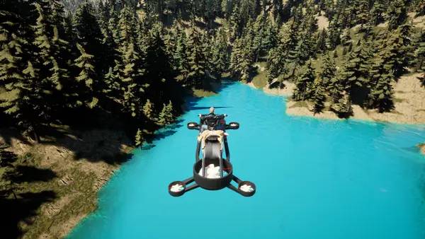 Кадр с взаимодействием персонажа и объекта в Robabekya