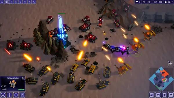 Кадр с взаимодействием персонажа и объекта в Rogue Command