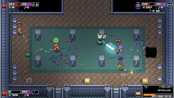 Кадр с взаимодействием персонажа и объекта в Rogue Heroes  Ruins of Tasos