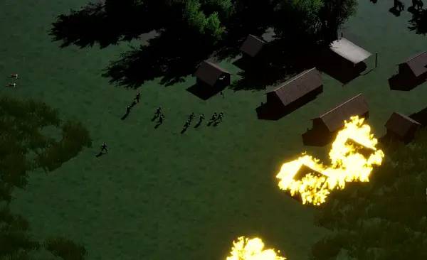 Кадр с взаимодействием персонажа и объекта в Rome in a Day