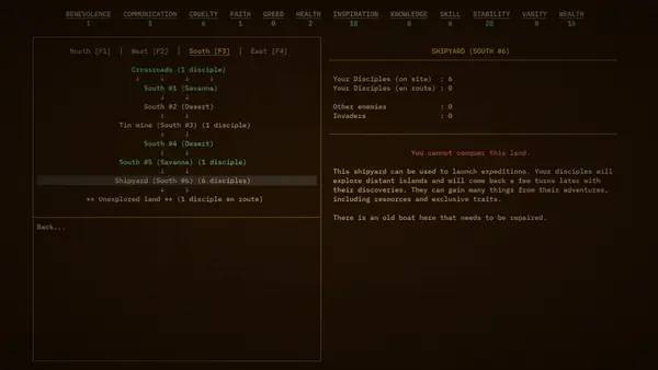 Кадр с взаимодействием персонажа и объекта в Roots of Harmony