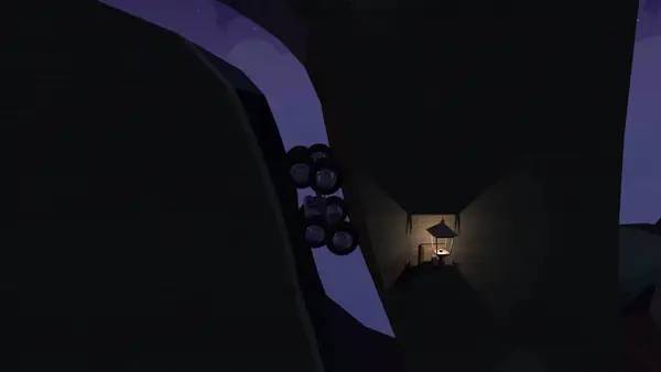 Кадр с взаимодействием персонажа и объекта в Rover Builder