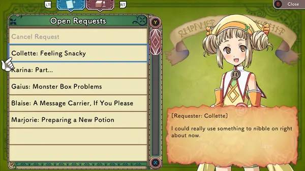 Кадр с взаимодействием персонажа и объекта в Rune Factory 3 Special
